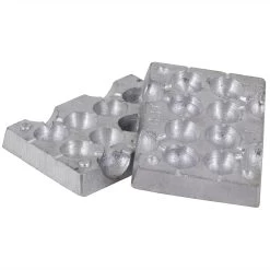 VMO Drilled Bullet Mould 7 VMO Drilled Bullet Mould -Fishing Lures Shop 8 cavity bullet mould 1oz scaled 1