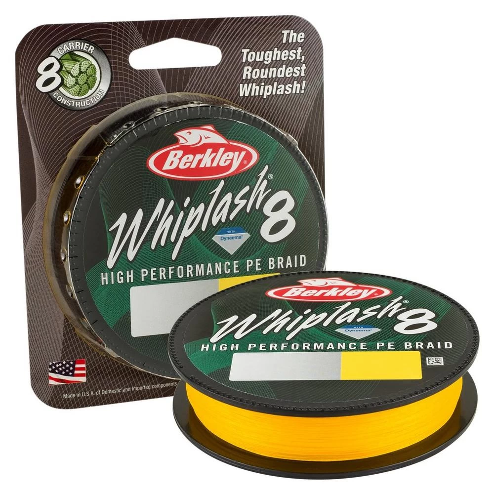 Berkley Whiplash 8 Super PE Braid – Yellow – 150m 3 Berkley Whiplash 8 Super PE Braid – Yellow – 150m