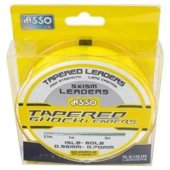 Asso Protector Tapered Shock Leader 10 Asso Protector Tapered Shock Leader -Fishing Lures Shop asso tapered shockleader yellow