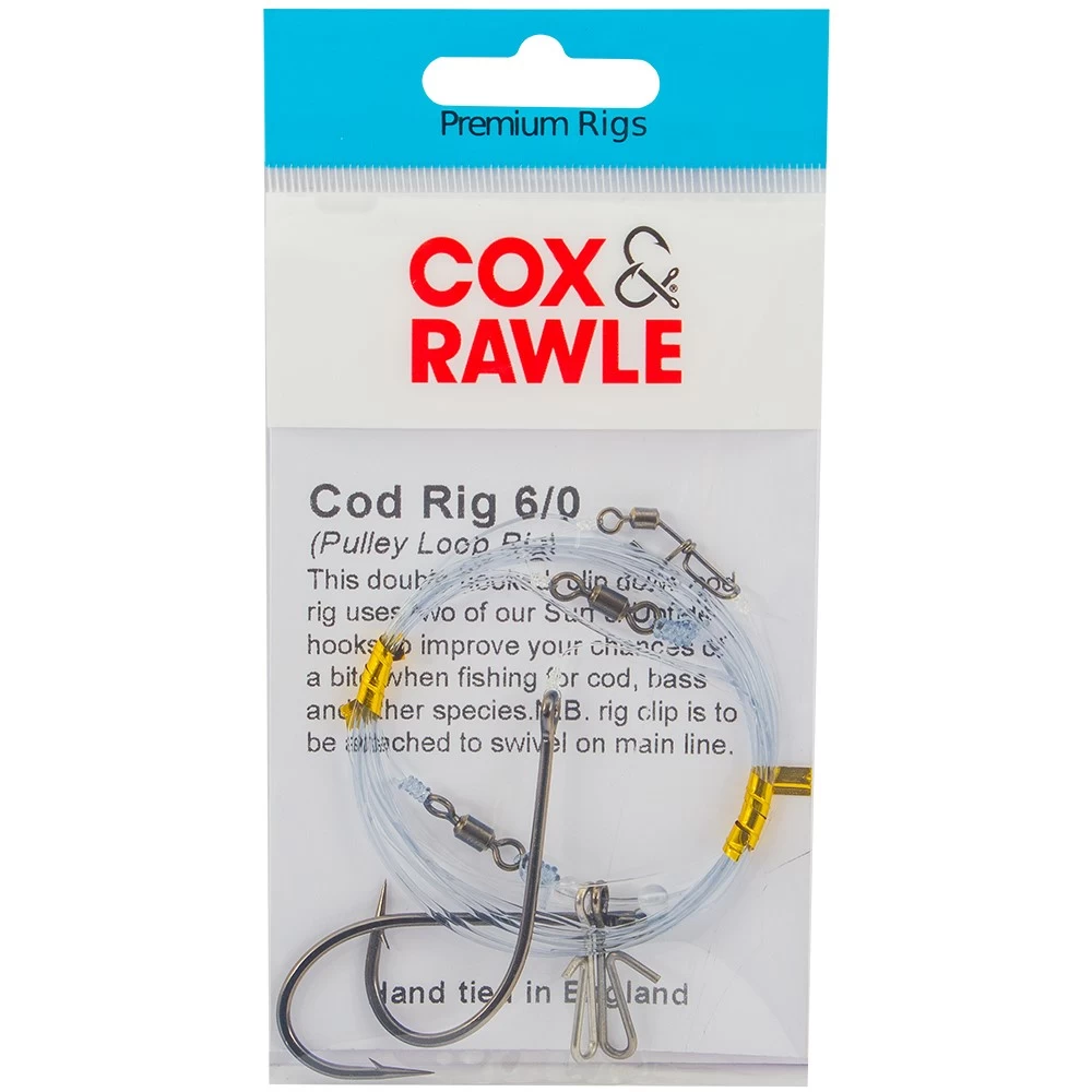 Cox & Rawle Cod Rig 6/0 (Pulley Loop Rig) 3 Cox & Rawle Cod Rig 6/0 (Pulley Loop Rig)