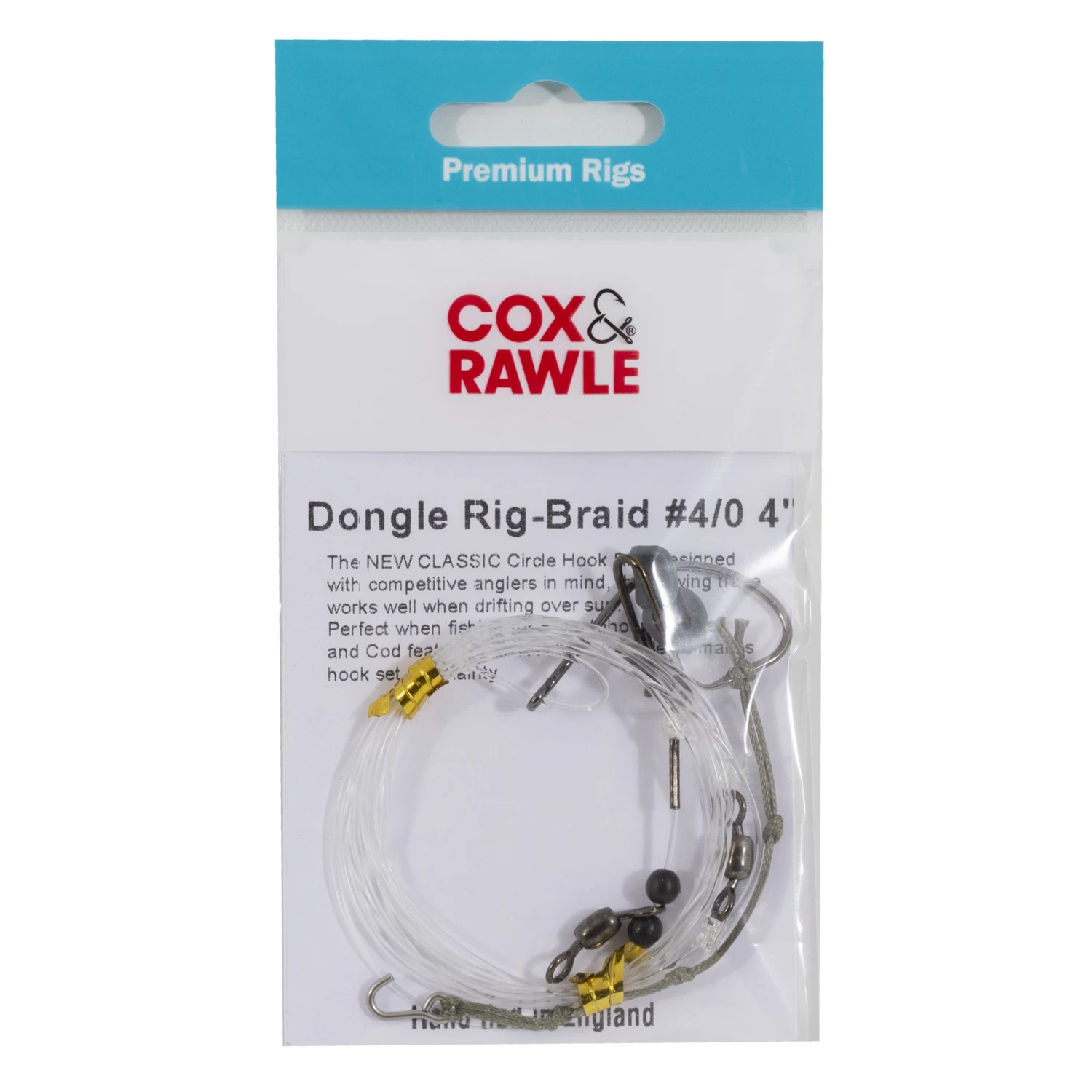 Cox & Rawle Dongle Rig Braid 4/0 4 Inch 3 Cox & Rawle Dongle Rig Braid 4/0 4 Inch