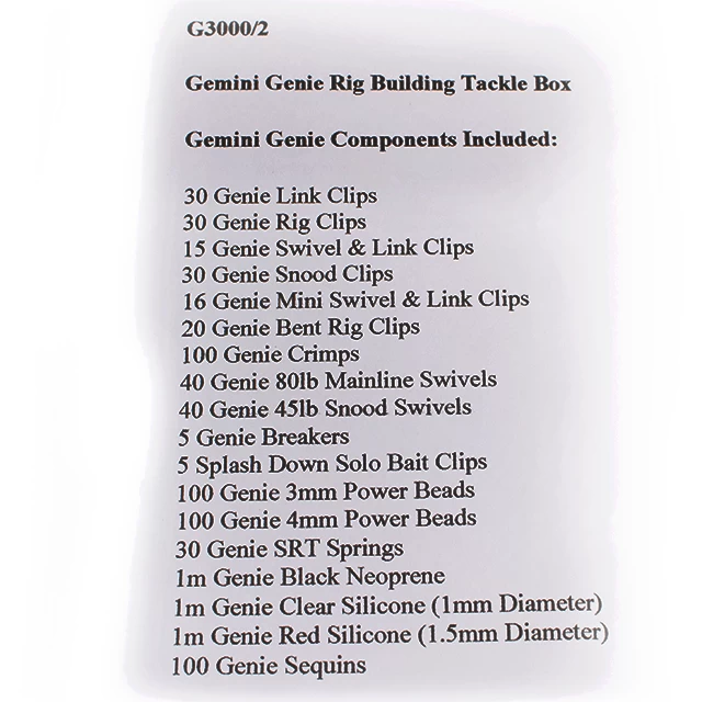 Gemini Genie Rig Building Tackle Box – Fully Loaded! 6 Gemini Genie Rig Building Tackle Box – Fully Loaded! - Image 4