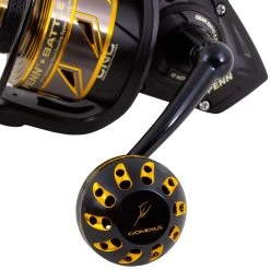 Gomexus Power Handle – (For Penn Battle, Spinfisher & Slammer) -Fishing Lures Shop gomexus black handle 1