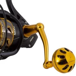 Gomexus Power Handle – (For Penn Battle, Spinfisher & Slammer) -Fishing Lures Shop gomexus gold handle 1