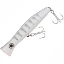 Halco Roosta Popper 160 -Fishing Lures Shop halco rooster popper 195 col h91 silver shadow scaled 1