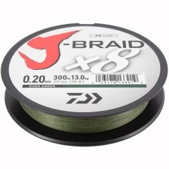 Daiwa J-Braid – X8 – Dark Green – 300m