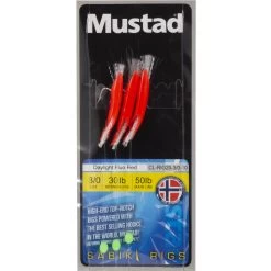 Mustad Daylight Fluo Red Rig