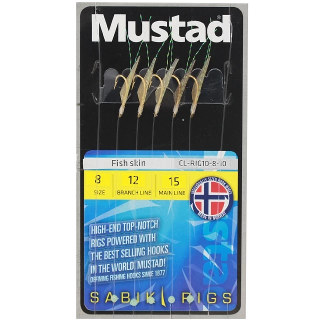 Mustad Fish Skin Sabiki 3 Mustad Fish Skin Sabiki