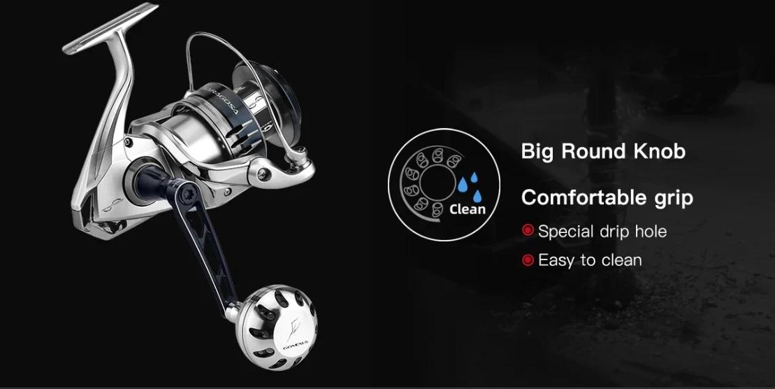 Gomexus Aluminum Handle For Shimano Saragosa 4 Gomexus Aluminum Handle For Shimano Saragosa - Image 2